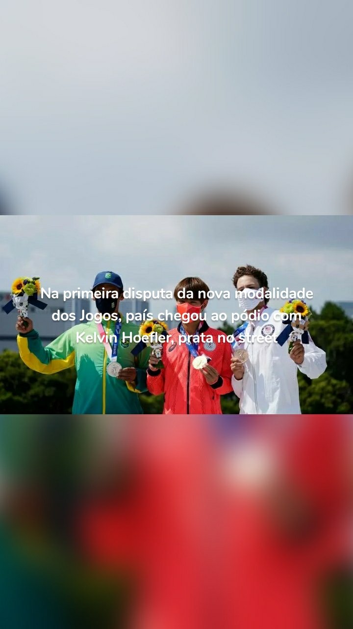 Na primeira disputa da nova modalidade dos Jogos, país chegou ao pódio com Kelvin Hoefler, prata no street